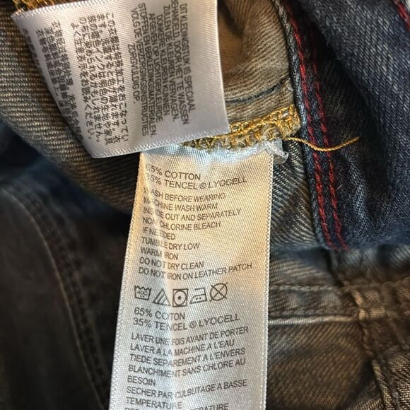 Tommy BAHAMA blue jeans tencel blend Cayman island relaxed 38/32 38 / 32 - Picture 7 of 9